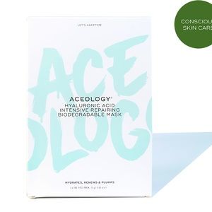 NWT HYALURONIC ACID INTENSIVE REPAIRING BIODEGRADABLE MASK 4 PACK